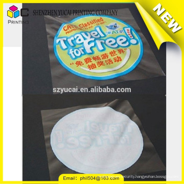 Hot sale custom decoration custom perforated stickers